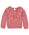 Show her hip and cool style with this girlie top by Roxy. Goes great with jeans.