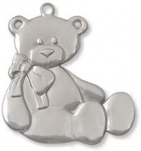 Baby Gund Sterling Silver My 1st Teddy Ornament