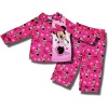 Disney Miss Minnie 2 piece coat-style flannel pajamas for toddler girls - 2T