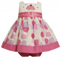 Bonnie Baby Baby-Girls Infant Cupcake Applique Birthday Dress