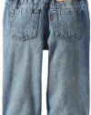 Levi's Baby Boys 526 Elastic W/B Loose Straight Jean, TRAVELER, 24 Months