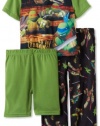 AME Sleepwear Boys 2-7 Ninja Stripes Pajama Set, Multi, 10