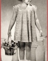 CHILD'S CROCHETED DRESS - Vintage crochet pattern from the Mid-1900's (SIZE 2-4 Years)