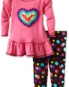 Sweet Heart Rose Baby-Girls Infant Legging Set, Pink Multi, 24 Months