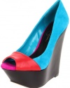 Jessica Simpson Women's Marcos Peep-Toe Wedge Pump