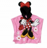 Minnie Mouse Toddler Girls Poncho Blanket