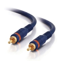 C2G / Cables to Go 29114 3 feet/0.91 meters Velocity S/PDIF Digital Audio Coax Cable  Blue