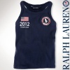 Olympics Ralph Lauren USA Preschool Girls Knit Tank Top - Navy Blue (5)