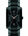 ESQ Movado Men's 07301411 esq SYNTHESIS tm Rectangular Black Ion-Plated Watch