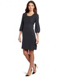 AGB Women's Long Sleeve Round Neck Sweater Dress