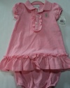 Polo Ralph Lauren Short-sleeve Polo Dress, Baby Girl 3 Months Pink