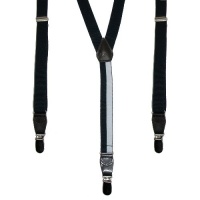 Nautica Boys 8-20 Stretch Suspender, Black, One Size