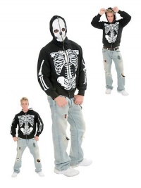 Charades Men's Skeleton Hoodie