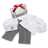 Baby Aspen Big Dreamzzz Baby Chef Layette Set with Gift Box, White, 0-6 Months