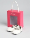 A sweet look Stuart Weitzman, the Sugar ballet flats flaunt rhinestone accents and a pretty gift box.