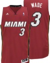 NBA Miami Heat Dwayne Wade #3 Youth Swingman Atlernate Jersey, Red