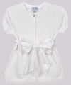 Guess Cable & Sash Sweater Dress (Sizes 4 - 6X) - white, 4