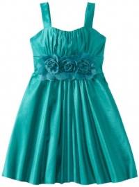 Ruby Rox Kids Girls 7-16 Taffeta Party Dress, Jade, 10