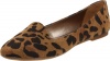 Madden Girl Women's Hoops Ballerina Flat,Leopard,7 M US