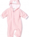 Little Me Baby Girls One Piece Little Pink Bear Adorable Plush Pram Suit - 3-6 Months