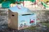 Teamson Kids Boys Toy Chest - Transportation Room Collection