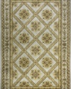 Area Rug 7x7 Square European Aqua Blue Color - Momeni Maison Rug from RugPal