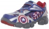 Stride Rite X-Celeracers Captain America Sneaker (Toddler/Little Kid),Blue,2 W US Little Kid