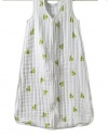 aden + anais Cozy Slumber Muslin Four Layer Sleeping Bag, Mod About Baby - Frog, Medium