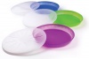 Gerber Graduates 3 Pack Graduates Heat Feed and Store Plates with Lids, Blue/Purple/Green, 7 Months