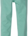 7 For All Mankind Girls 7-16 The Skinny Fitted Silhouette With Glitter, Mint, 12