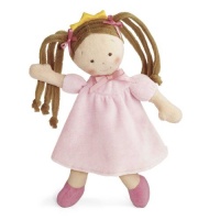 North American Bear Little Princess Brunette 10 Rag Doll