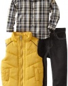 Kenneth Cole Boys 2-7 Puffy Vest Clothing Set