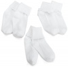 Jefferies Socks Girls  Tiny Trim 3-Pack