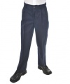 Nautica Pleated Twill Pants (Sizes 10 - 20H) - navy, 14h