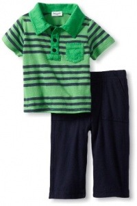 Splendid Littles Baby-Boys Newborn Capri Polo Set, Lawn, 18-24 Months