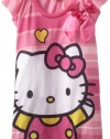 AME Sleepwear Girls 7-16 Hellow Kitty Pop 2, Multi, 6