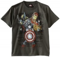 Marvel Boys 8-20 We Are Marvel Tee,Charcoal,Small