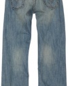 Levi's Boys 8-20 505 Straight Leg Slim, ANCHOR, 10 Slim