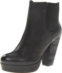 Steve Madden Women's Ryddlle Ankle Boot,Black Nubuck,8 M US