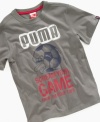 For the playmaker on your team: a graphic T-shirt from Puma that proclaims his favorite sport.