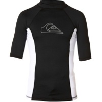 Quiksilver Front Side S/S Surf Shirt (Little Kids/Big Kids) Black