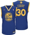 Stephen Curry Kid's (4-7) Jersey: adidas Blue Replica #30 Golden State Warriors Jersey