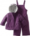 London Fog Girls 2-6x Toddler Two Piece Snowsuit