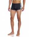 Emporio Armani Men's Seven Stripe Print Lycra Square Boxer