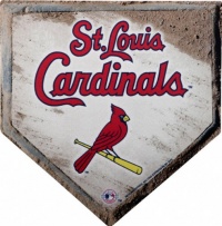 MLB St Louis Cardinals Home Plate Design Mouse Pad