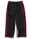 adidas Boys 2-7 Fashion Tricot Pant, Caviar Black, 7