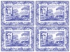 Spode Blue Italian Placemats, Set of 4