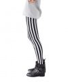 ELLAZHU Sexy Women Navy Vertical Striped Leggings Pants Legwear One Size