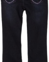 Levi's Girls 2-6x 1607 Love Lurex Slim Straight Jean, Blackbird, 6R