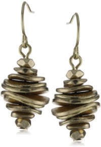 Kenneth Cole New York Gold-Tone Disk Stack Drop Earrings